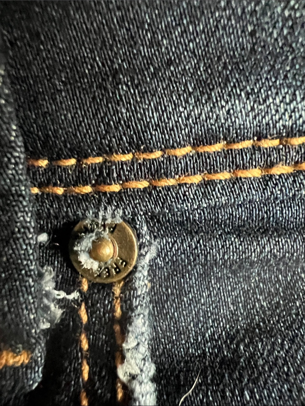 Free People Dark Indigo Skinny Jeans Made In The USA American Stars&Strips Label - Picture 11 of 12